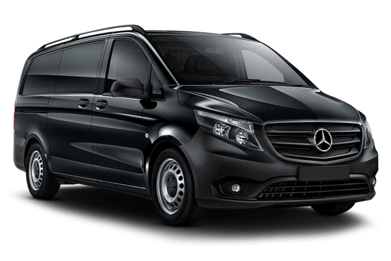 Black Mercedes V Class MPV Vehicles